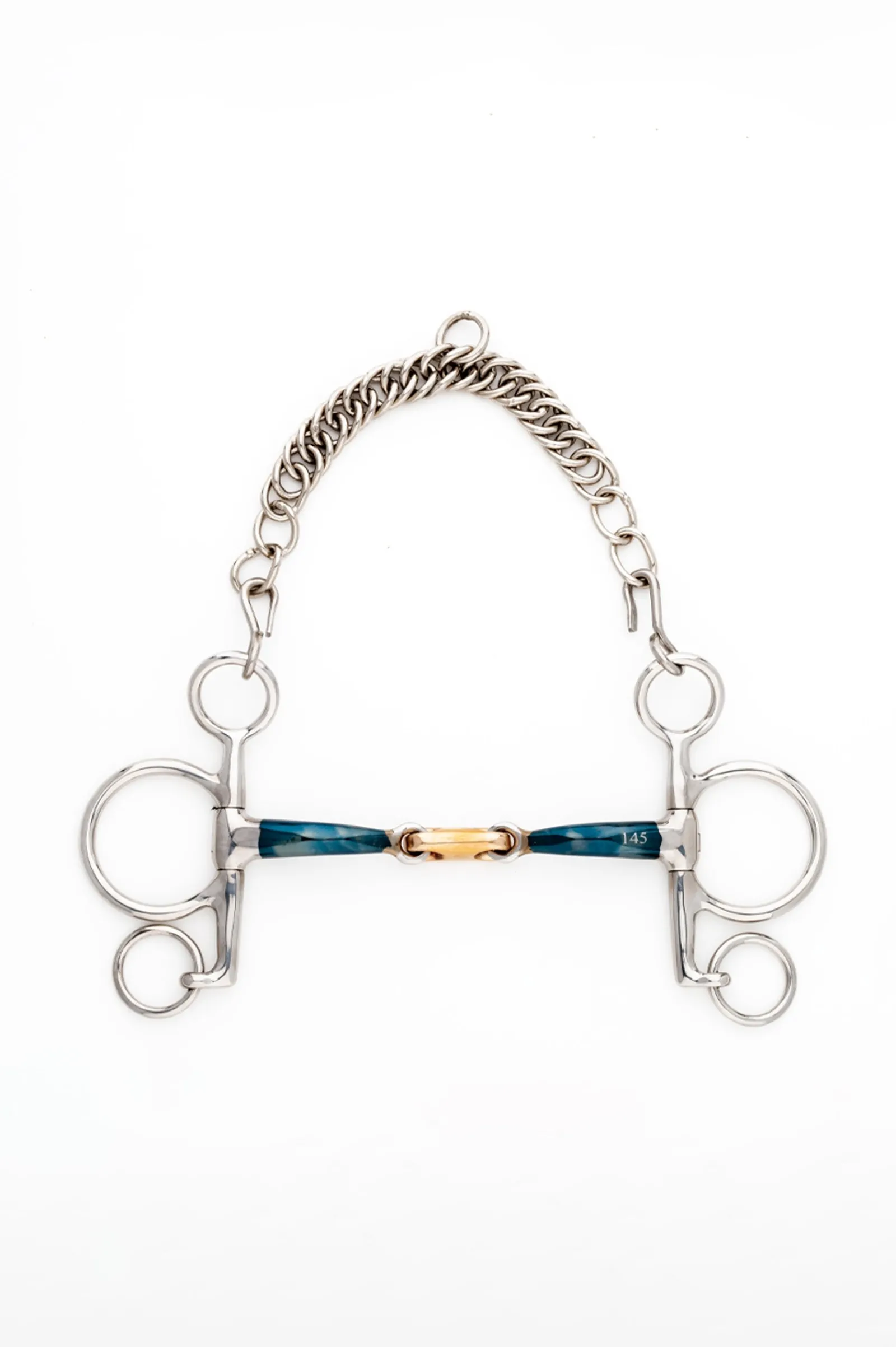 Kavalkade ergonomisches Pelhamgebiss, doppelt gebrochen, kurz, 14 mm* Pelham-Gebisse