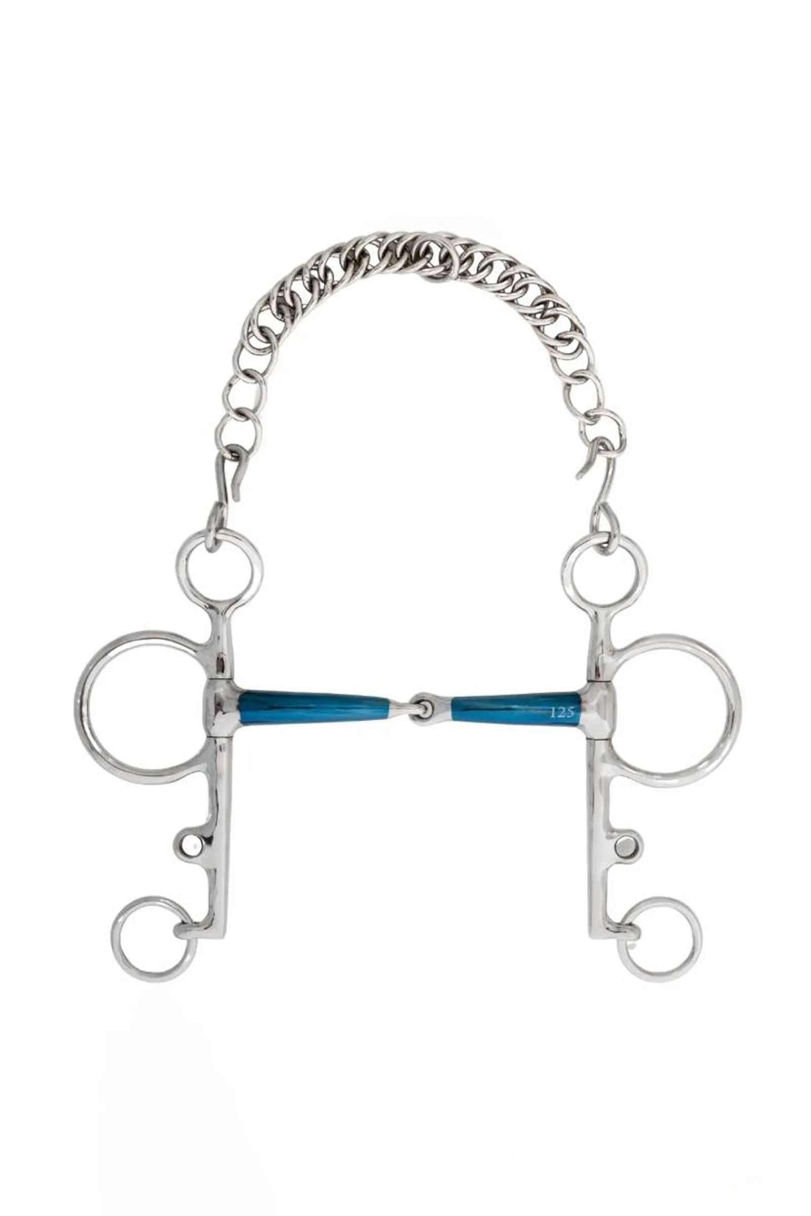 Kavalkade ergonomisches Pelhamgebiss, einfach gebrochen, lang, 14 mm* Pelham-Gebisse