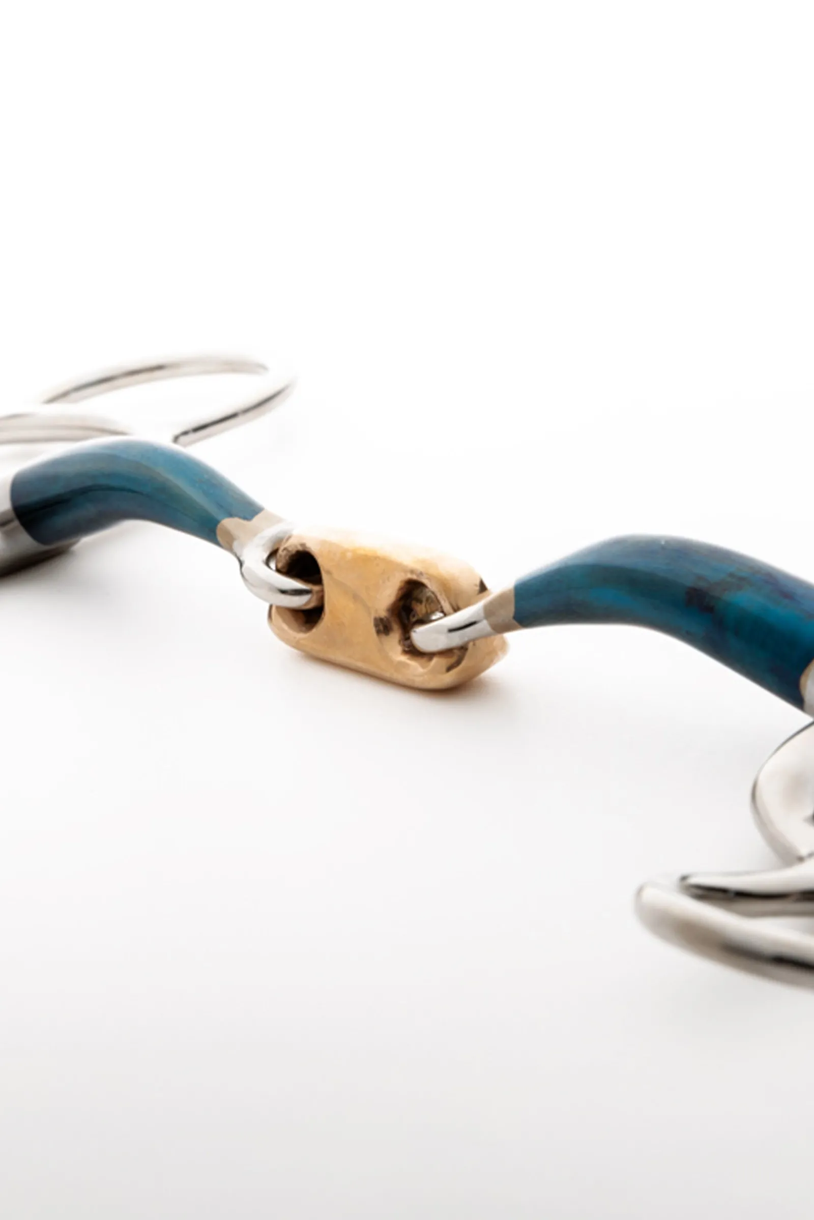 Kavalkade ergonomisches 3-Ring-Gebiss, doppelt gebrochen, 14 mm* 3-Ring-Gebisse