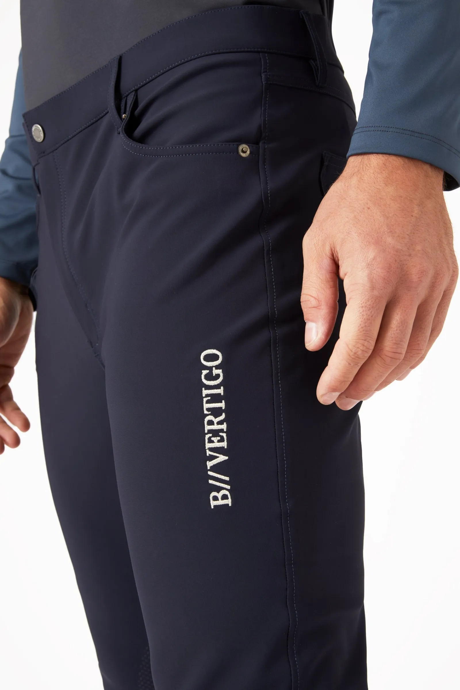 B Vertigo Ethan funktionale Herren Reithose mit Kniebesatz*Herren Reithosen Für Herren