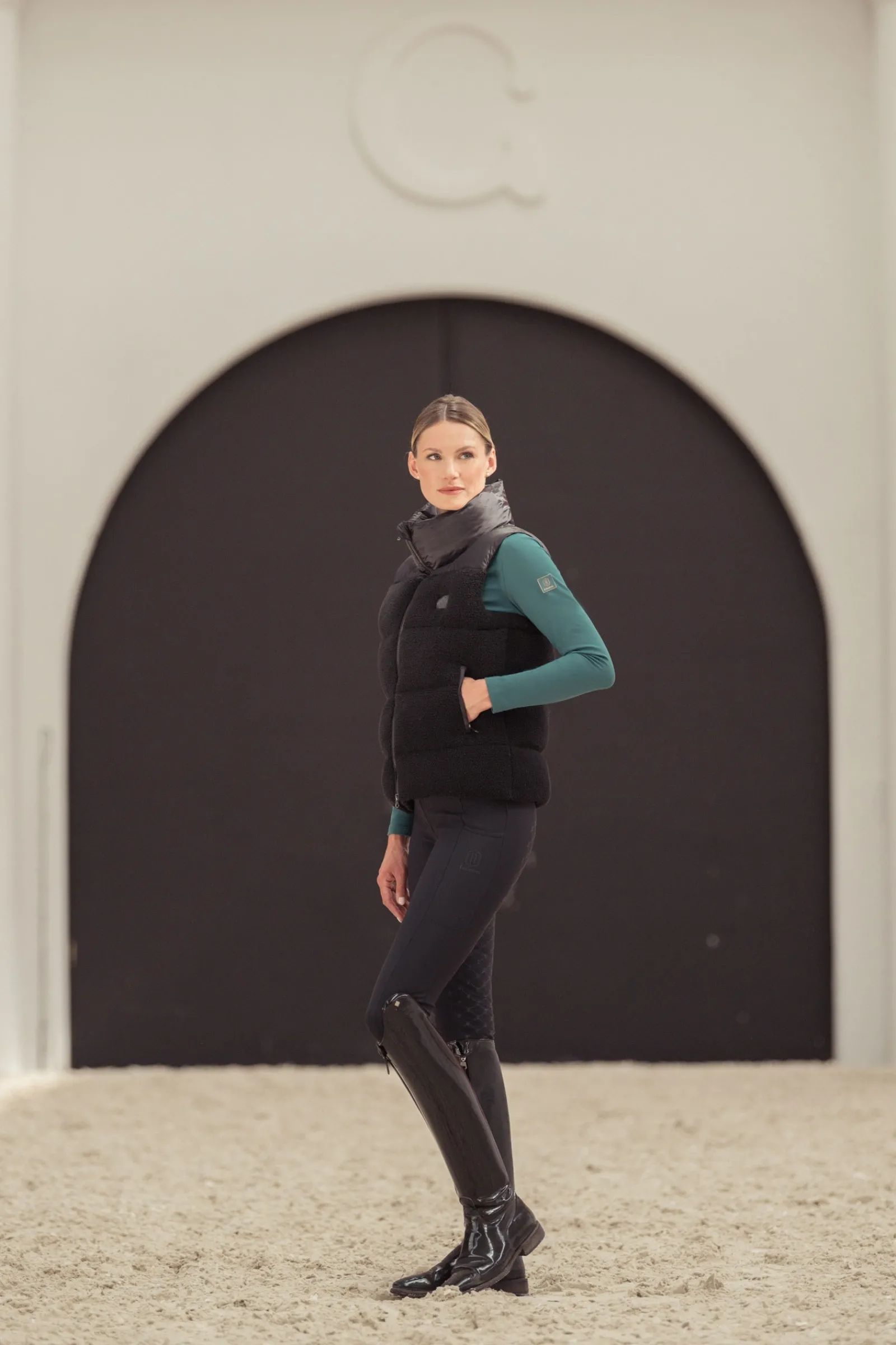 Eskadron Fanatics AW24 Steppweste mit Teddyfleece*Damen Mäntel & Jacken Für Damen
