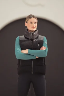 Eskadron Fanatics AW24 Steppweste mit Teddyfleece*Damen Mäntel & Jacken Für Damen