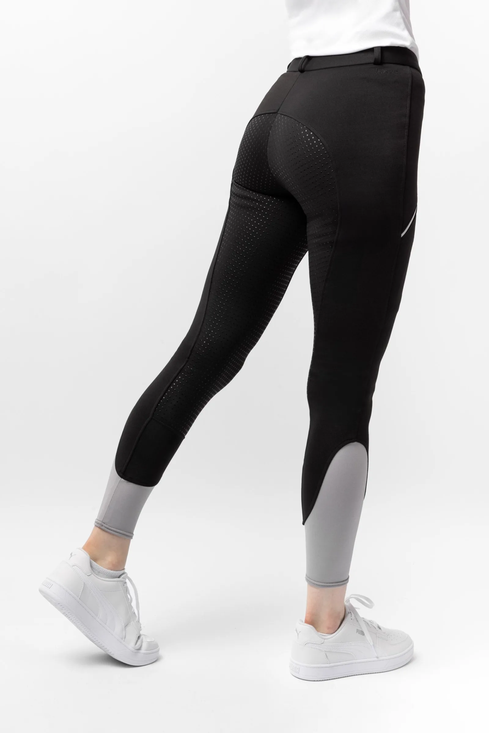 Horze Felicia Damen Thermo-Reithosen mit Vollbesatz*Damen Thermoreithosen Und -Reitleggins Für Damen