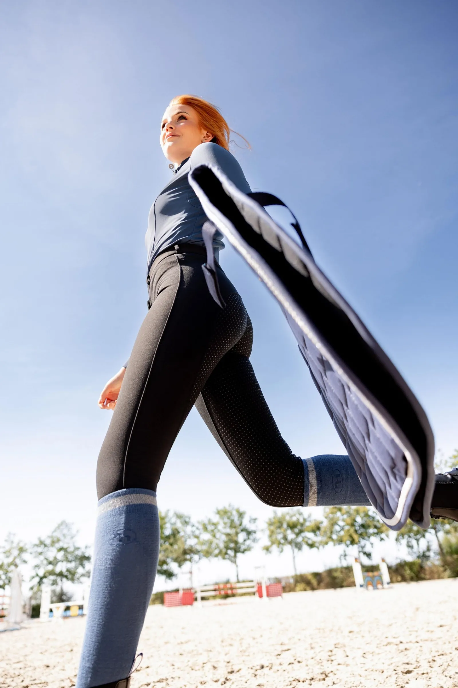 Horze Felicia Damen Thermo-Reithosen mit Vollbesatz*Damen Thermoreithosen Und -Reitleggins Für Damen
