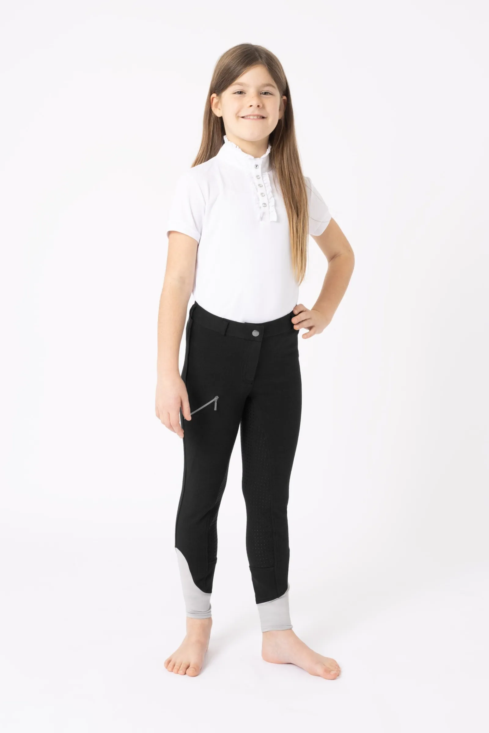 Horze Felicia Kinder Vollbesatzreitleggings*Kinder Reithosen Für Kinder