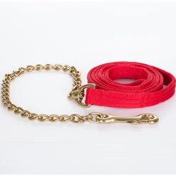 Finntack Führleine mit Kette, weich* Stricke