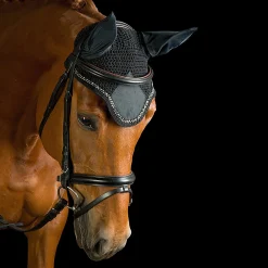 Kavalkade Fliegenhaube mit Strasssteinen* Ohrenhauben|Ohrenhauben