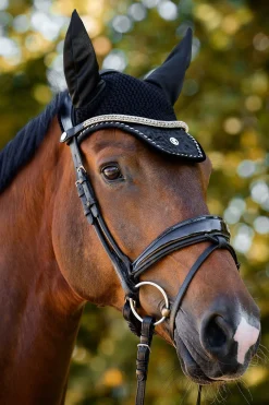 PS of Sweden Fliegenhaube Velvet Monogram* Ohrenhauben|Ohrenhauben