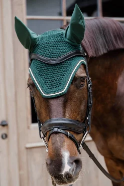Kentucky Horsewear Fliegenhaube Wellington Diamond Rope Soundless* Ohrenhauben|Ohrenhauben