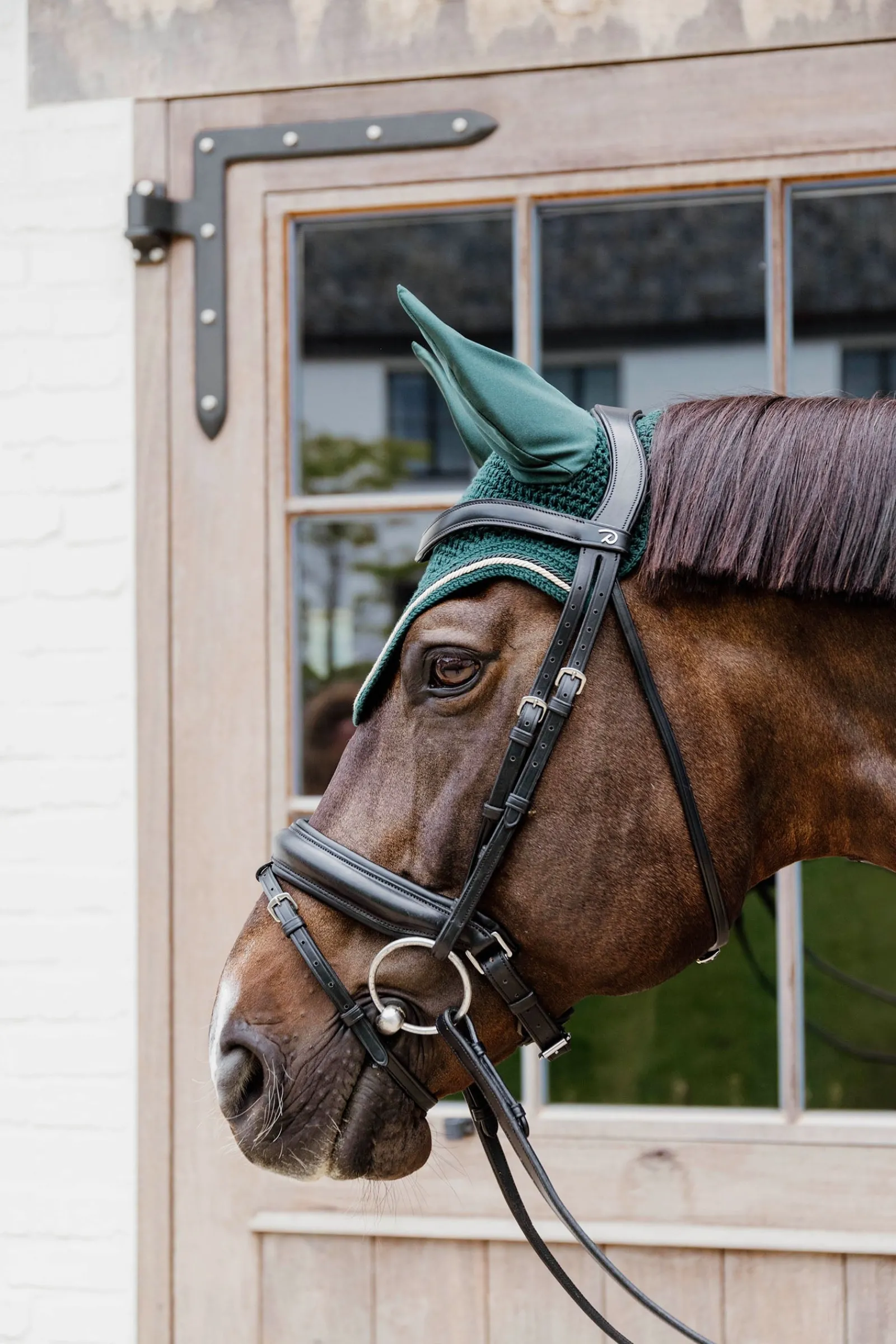 Kentucky Horsewear Fliegenhaube Wellington Diamond Rope Soundless* Ohrenhauben|Ohrenhauben