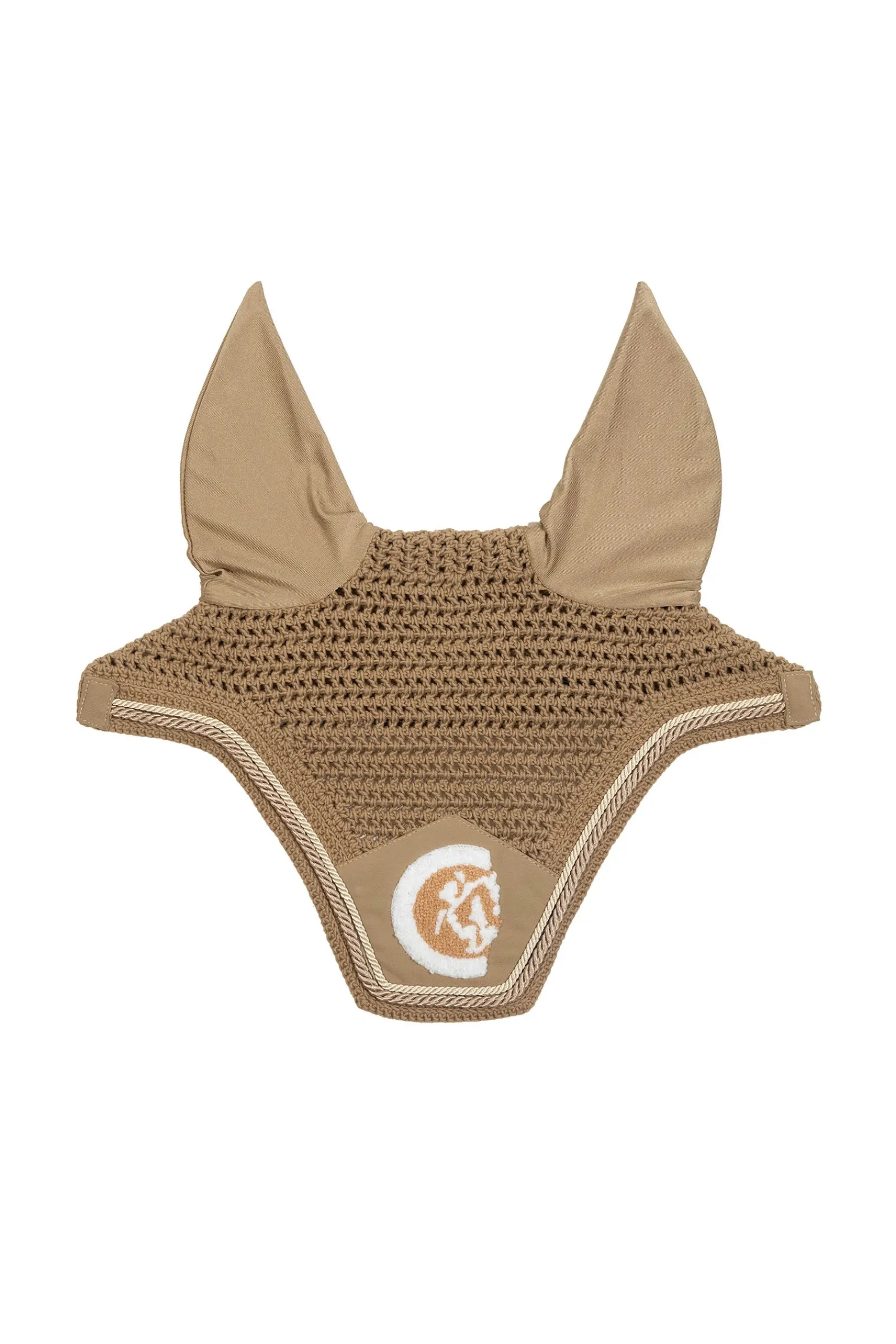 Kentucky Horsewear Fliegenhaube Wellington 3D Logo rope* Ohrenhauben|Ohrenhauben