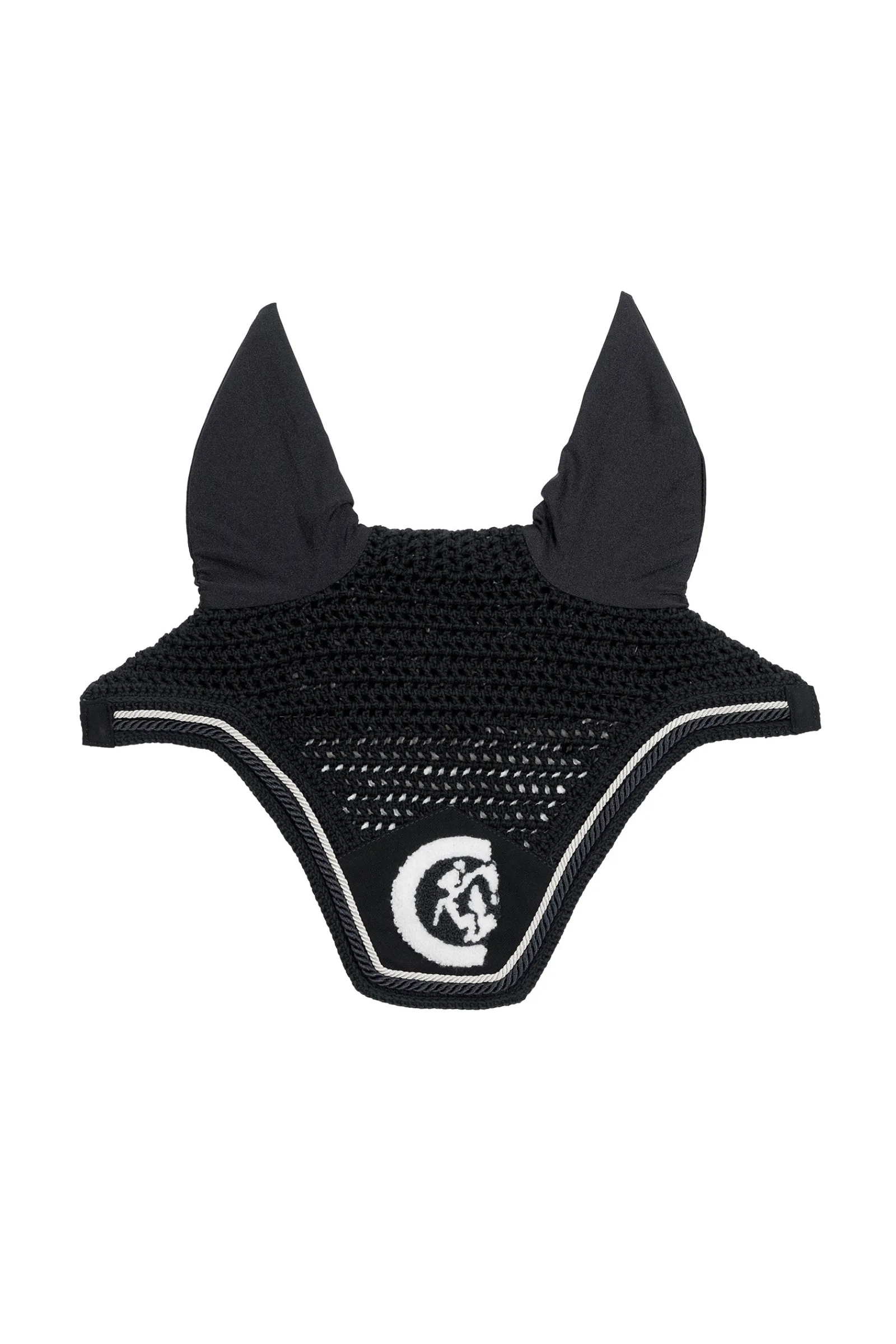 Kentucky Horsewear Fliegenhaube Wellington 3D Logo rope* Ohrenhauben|Ohrenhauben