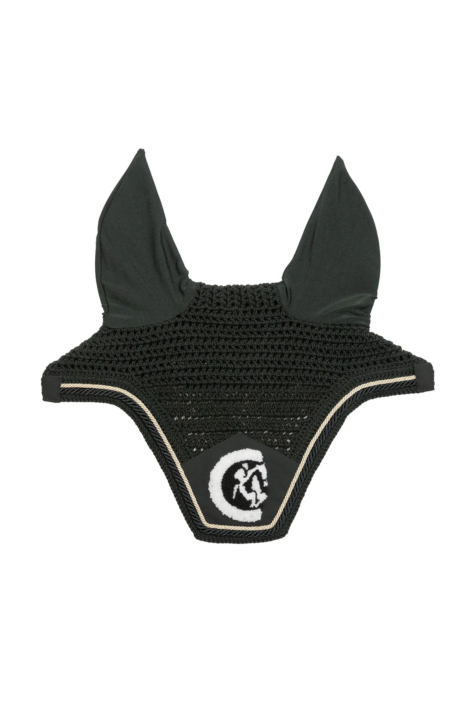 Kentucky Horsewear Fliegenhaube Wellington 3D Logo rope* Ohrenhauben|Ohrenhauben