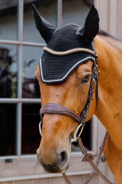 Kentucky Horsewear Fliegenhaube Wellington Diamond Rope Soundless* Ohrenhauben|Ohrenhauben