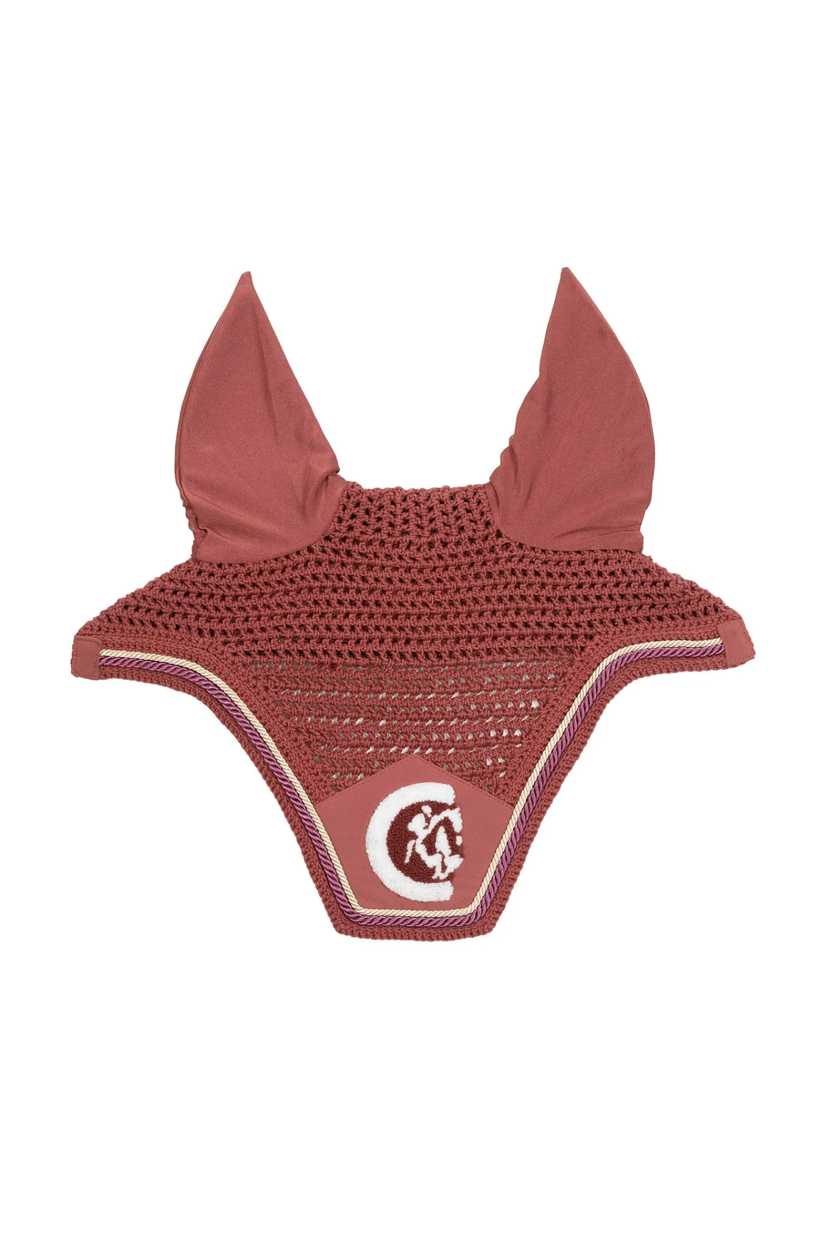 Kentucky Horsewear Fliegenhaube Wellington 3D Logo rope* Ohrenhauben|Ohrenhauben