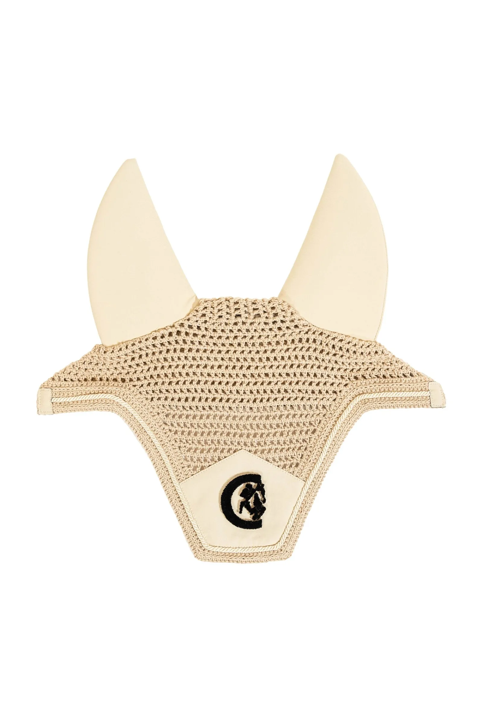 Kentucky Horsewear Fly Veil Wellington 3D Logo Geräuschlos* Ohrenhauben|Ohrenhauben
