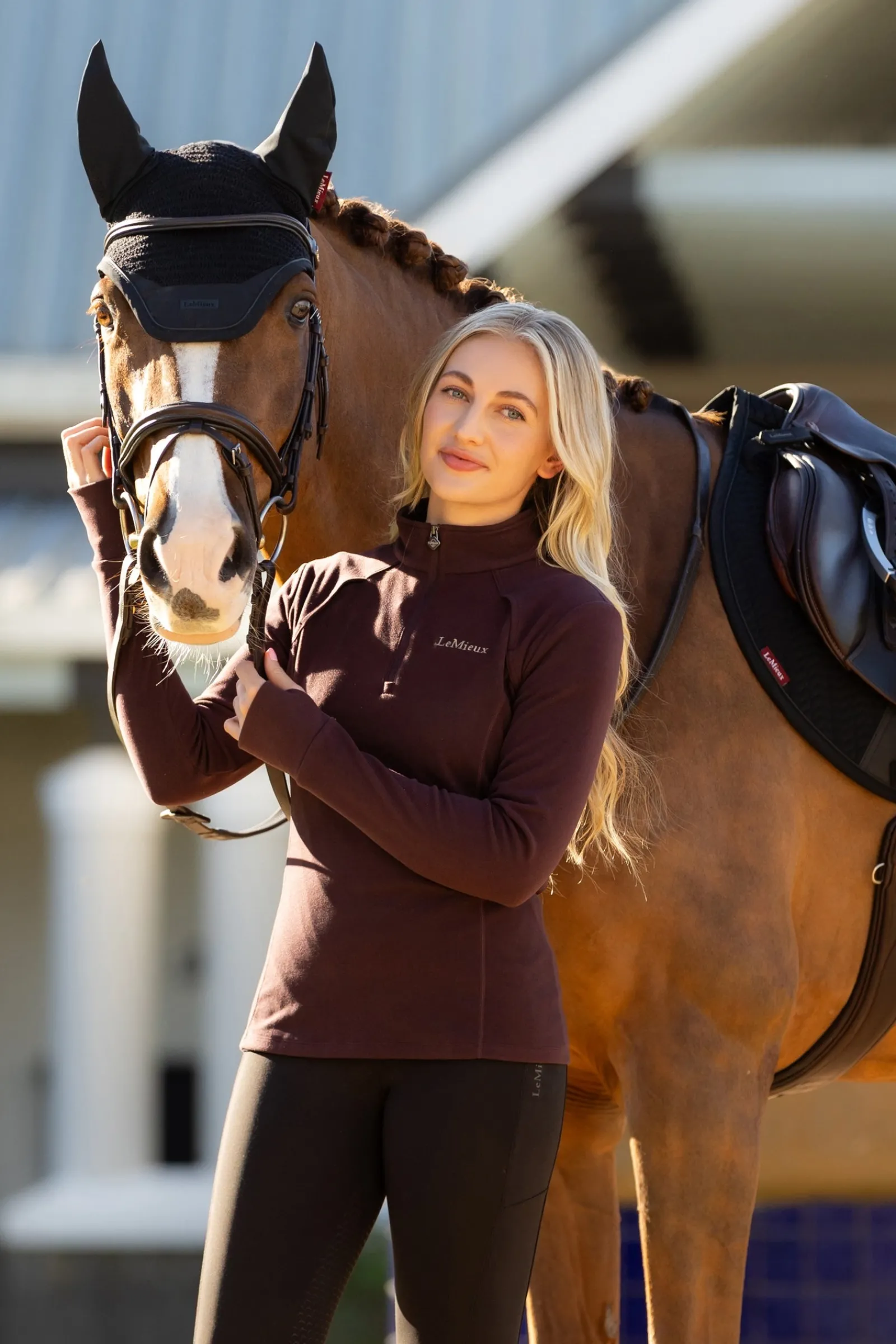 LeMieux Frances Damen-Fleece mit Viertelreißverschluss*Damen Shirts & Polos Für Damen