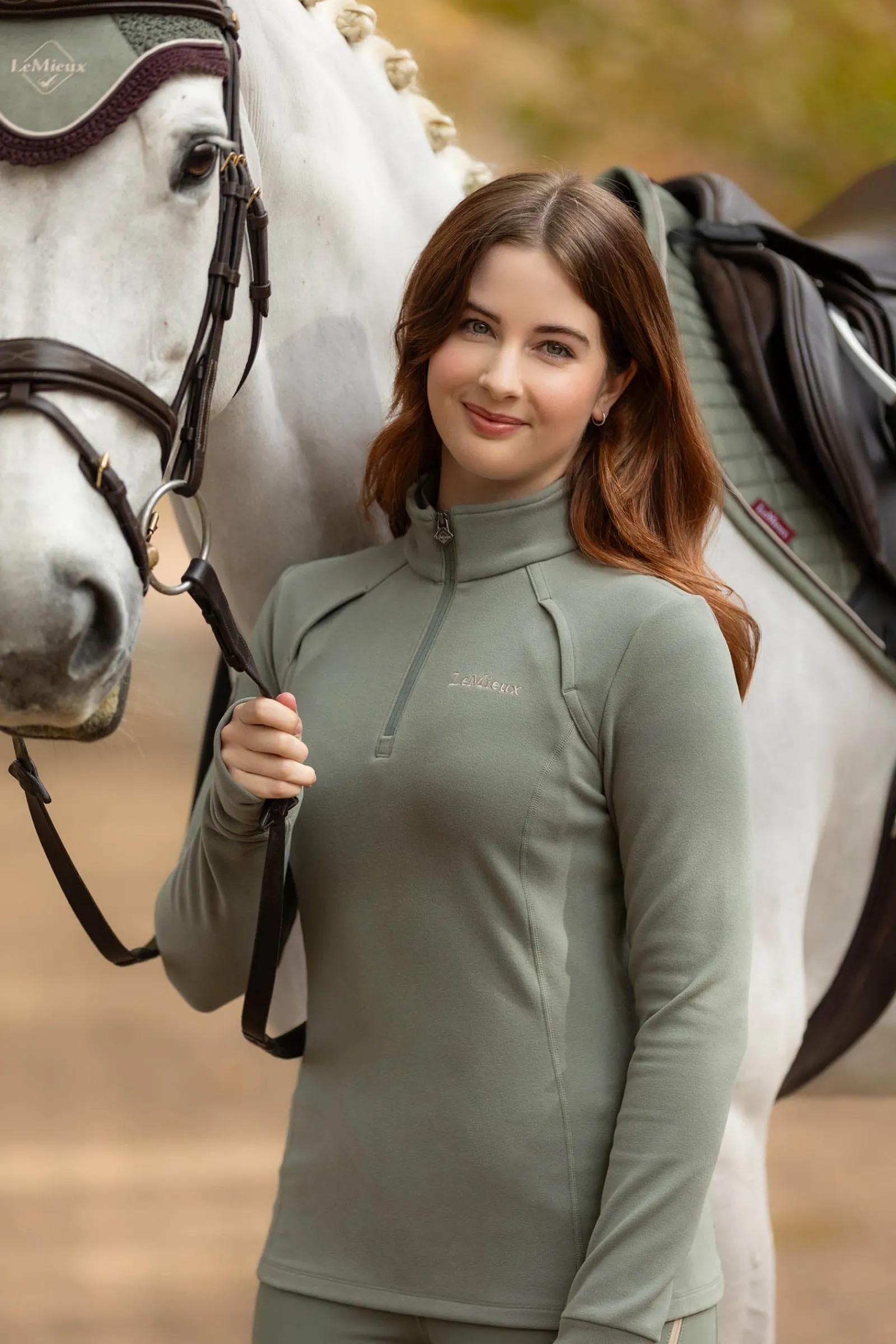 LeMieux Frances Damen-Fleece mit Viertelreißverschluss*Damen Shirts & Polos Für Damen