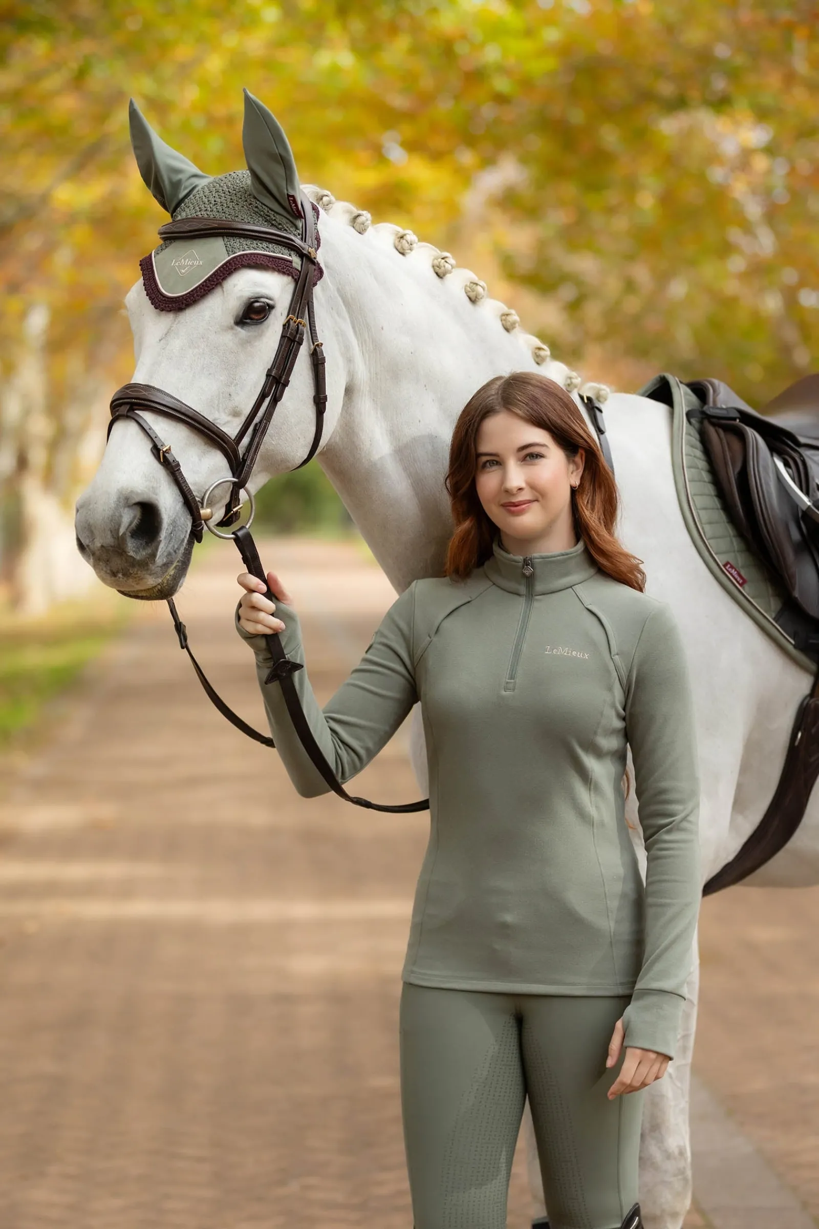 LeMieux Frances Damen-Fleece mit Viertelreißverschluss*Damen Shirts & Polos Für Damen
