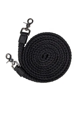 F.R.A. Freedom Riding Articles Gabi Flat Woven Cotton Reins 25mm, w/ Clips 300cm* Hilfszügel|Trainingshilfen