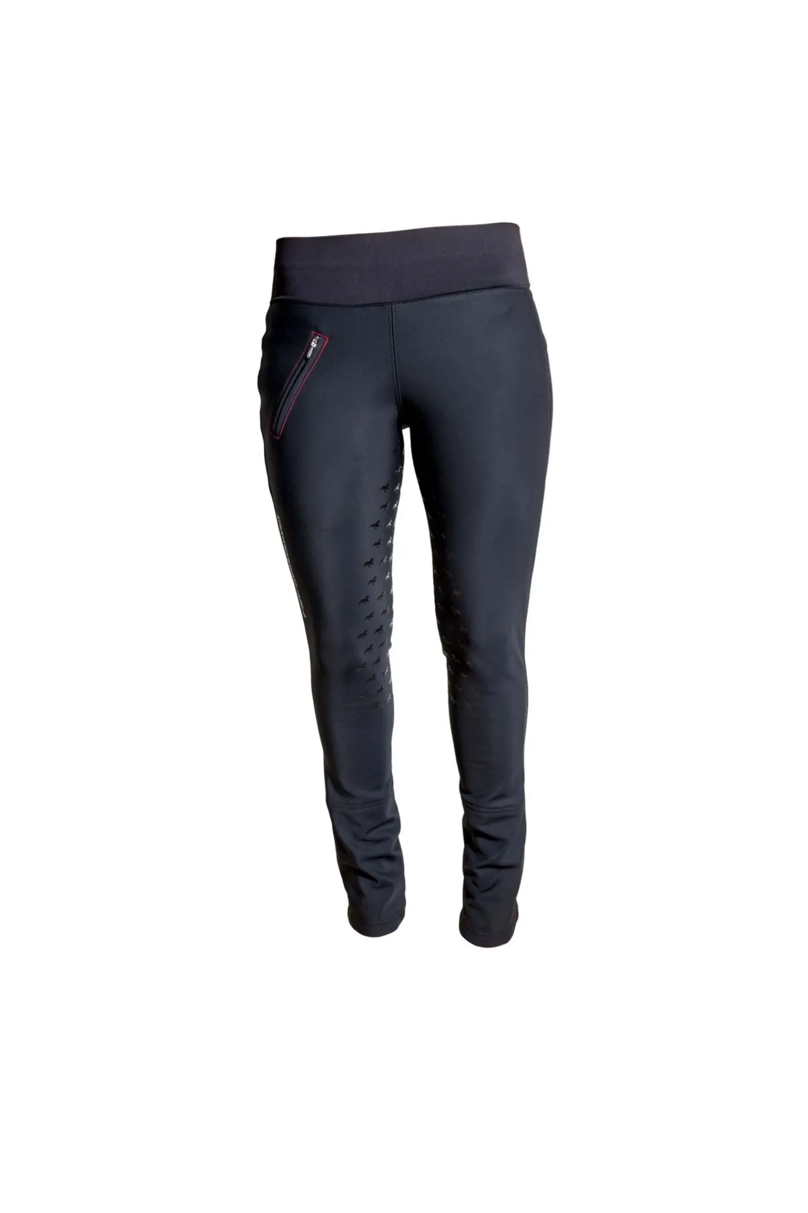 Karlslund Galdur Jodhpur Winter Reitleggings mit Vollgrip*Damen Thermoreithosen Und -Reitleggins Für Damen