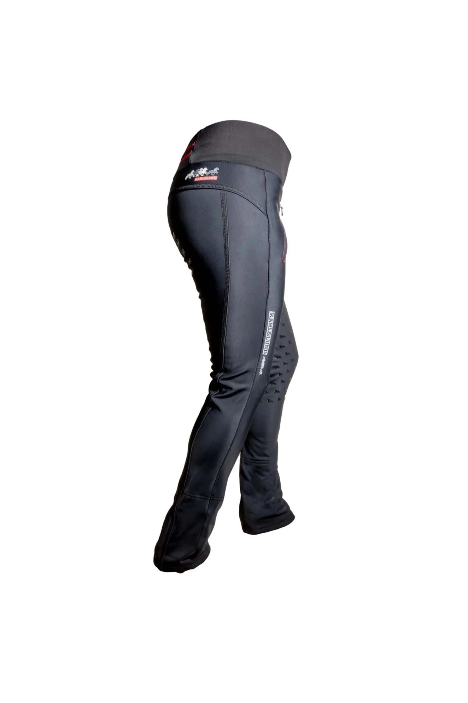 Karlslund Galdur Jodhpur Winter Reitleggings mit Vollgrip*Damen Thermoreithosen Und -Reitleggins Für Damen