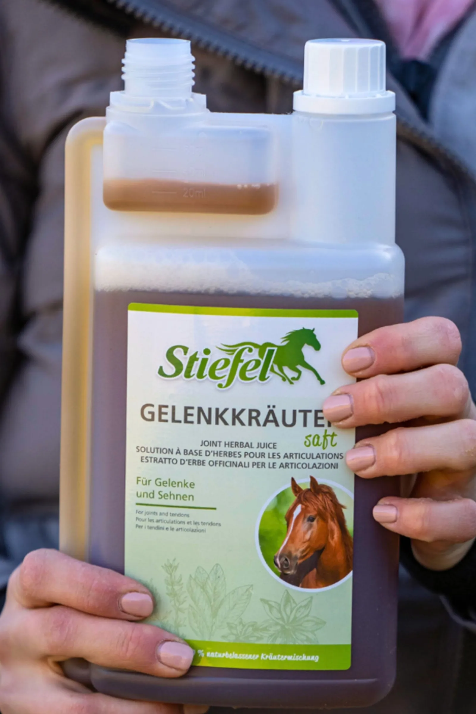Stiefel Gelenkkräuter Saft, 1l* Ergänzungsfuttermittel Für Pferde