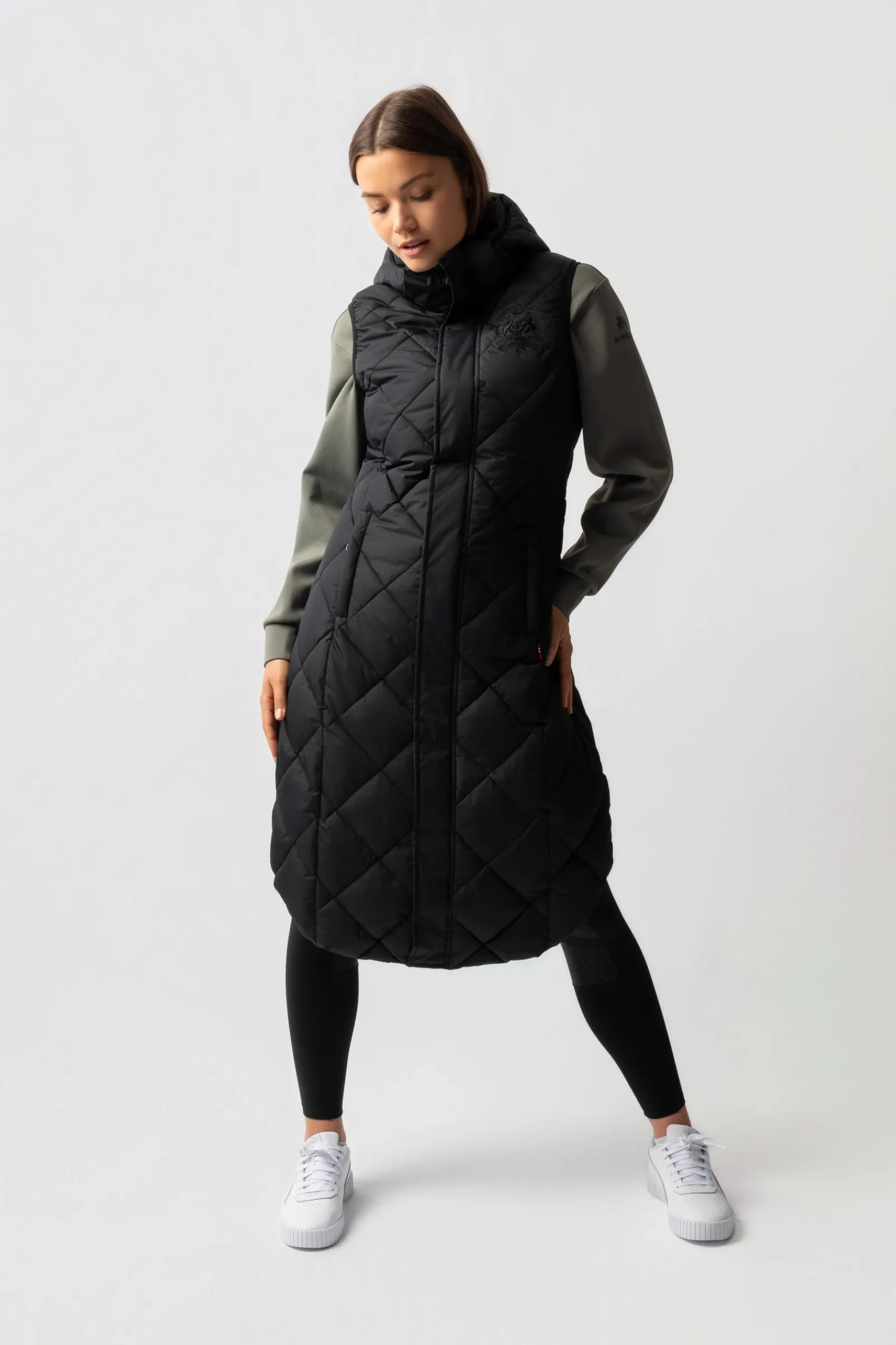 B Vertigo Gem Damen lange gefütterte Reitweste*Damen Mäntel & Jacken Für Damen