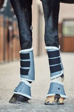 Horze Ghent Hufglocken mit Kunstfell* Over Reach Boots