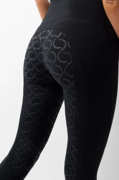 Horze Gillian Damen Reitleggings aus Kompressionsmaterial mit Vollbesatz*Damen Reitleggings Für Damen