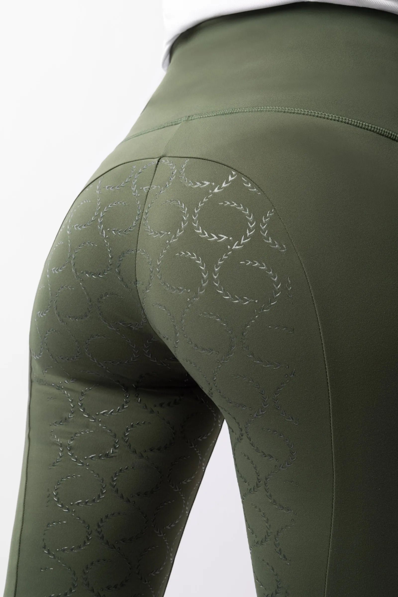 Horze Gillian Damen Reitleggings aus Kompressionsmaterial mit Vollbesatz*Damen Reitleggings Für Damen