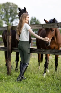 Horze Gillian Damen Reitleggings aus Kompressionsmaterial mit Vollbesatz*Damen Reitleggings Für Damen