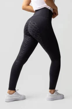 Horze Gillian Damen Thermo Vollbesatz Leggings*Damen Reitleggings Für Damen
