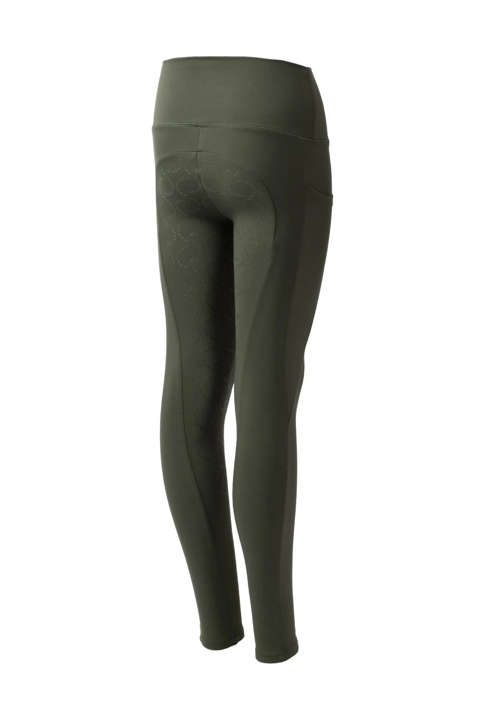 Horze Gillian Kinder Kompressionsreitleggings mit Vollbesatz*Kinder Reitleggings Für Kinder