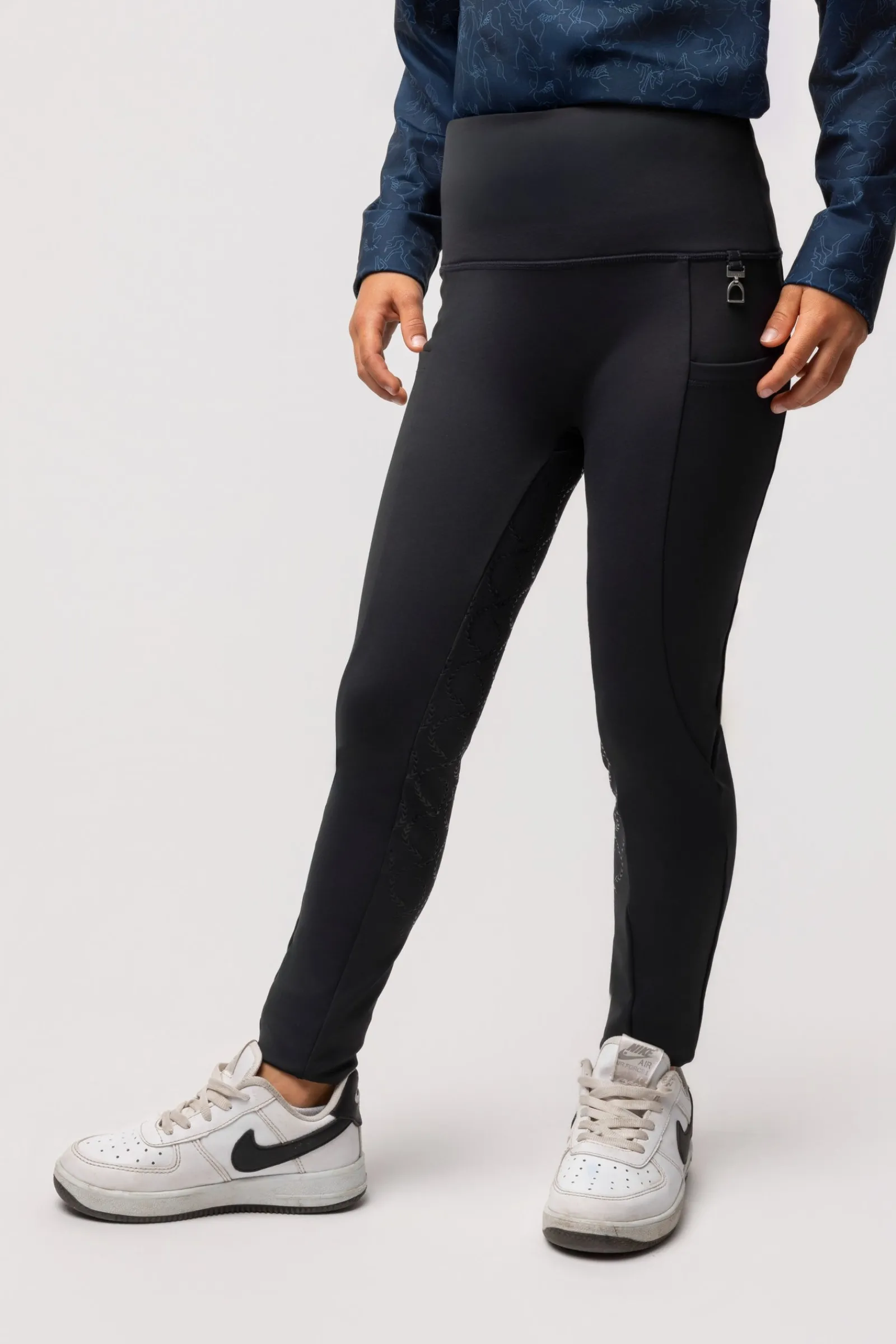 Horze Gillian Kinder Thermo Vollgrip Reitleggings*Kinder Reitleggings Für Kinder