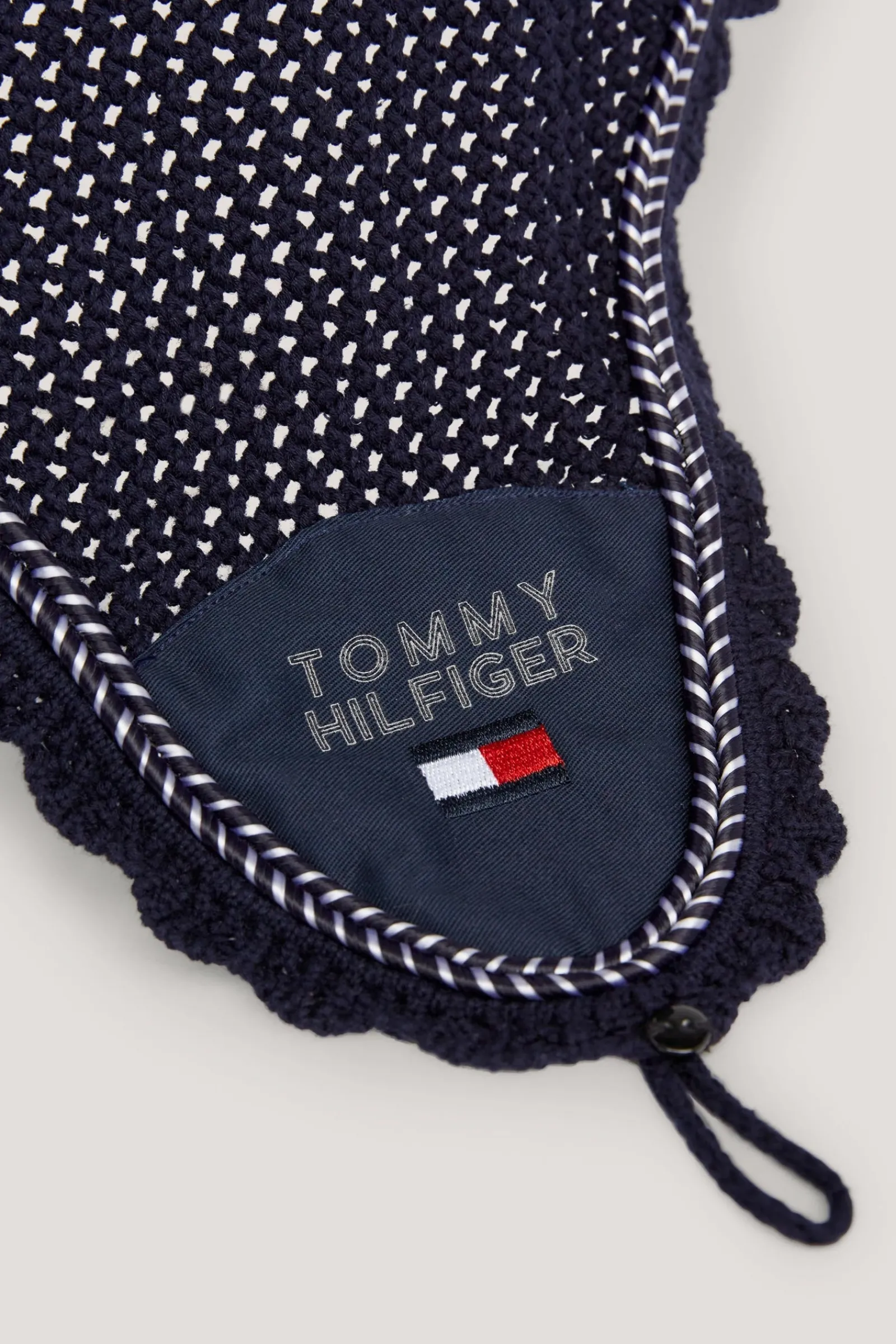 Tommy Hilfiger Equestrian Global Fliegenhaube mit langen Ohren* Ohrenhauben|Ohrenhauben