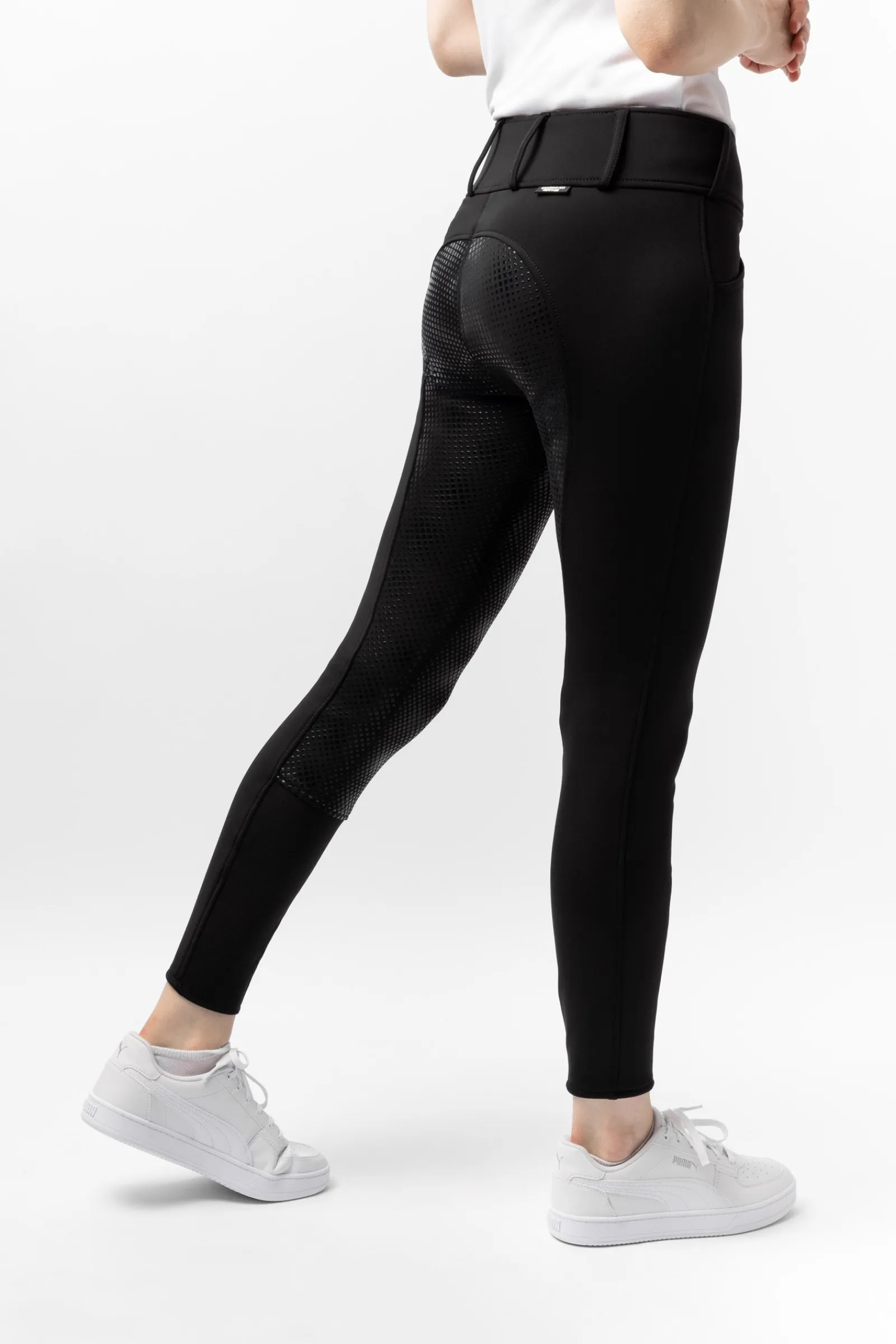 Horze Grand Prix Damen Winterreithose aus Softshellmaterial mit Vollbesatz und Silikon Grip*Damen Thermoreithosen Und -Reitleggins Für Damen