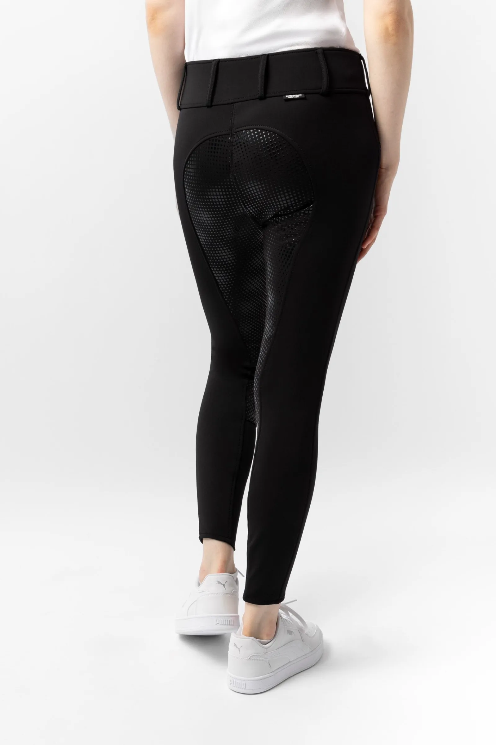 Horze Grand Prix Damen Winterreithose aus Softshellmaterial mit Vollbesatz und Silikon Grip*Damen Thermoreithosen Und -Reitleggins Für Damen