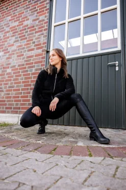 Horze Grand Prix Damen Winterreithose aus Softshellmaterial mit Vollbesatz und Silikon Grip*Damen Thermoreithosen Und -Reitleggins Für Damen
