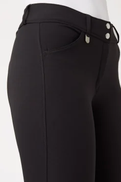 Horze Grand Prix Damenreithose mit Silikon-Kniebesatz, UPF 50+*Damen Reithose Für Damen Mit Kniebesatz