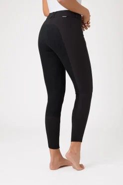 Horze Grand Prix Damen-Vollbesatzreithose mit Lederbesatz, UPF 50+*Damen Reithose Für Damen Mit Vollbesatz