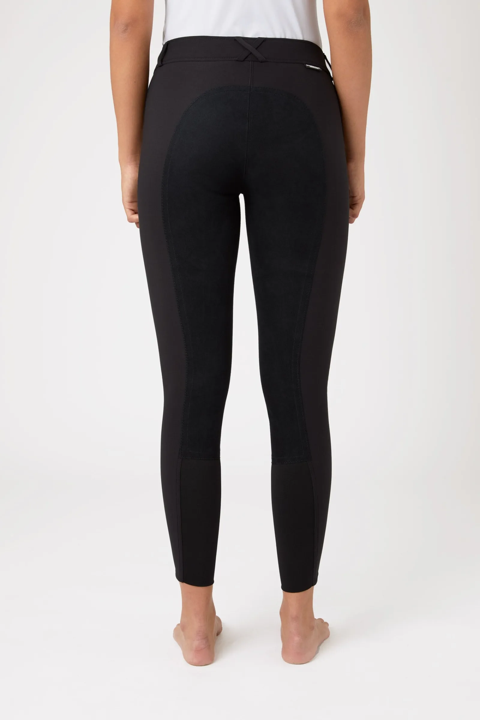 Horze Grand Prix Damen-Vollbesatzreithose mit Lederbesatz, UPF 50+*Damen Reithose Für Damen Mit Vollbesatz