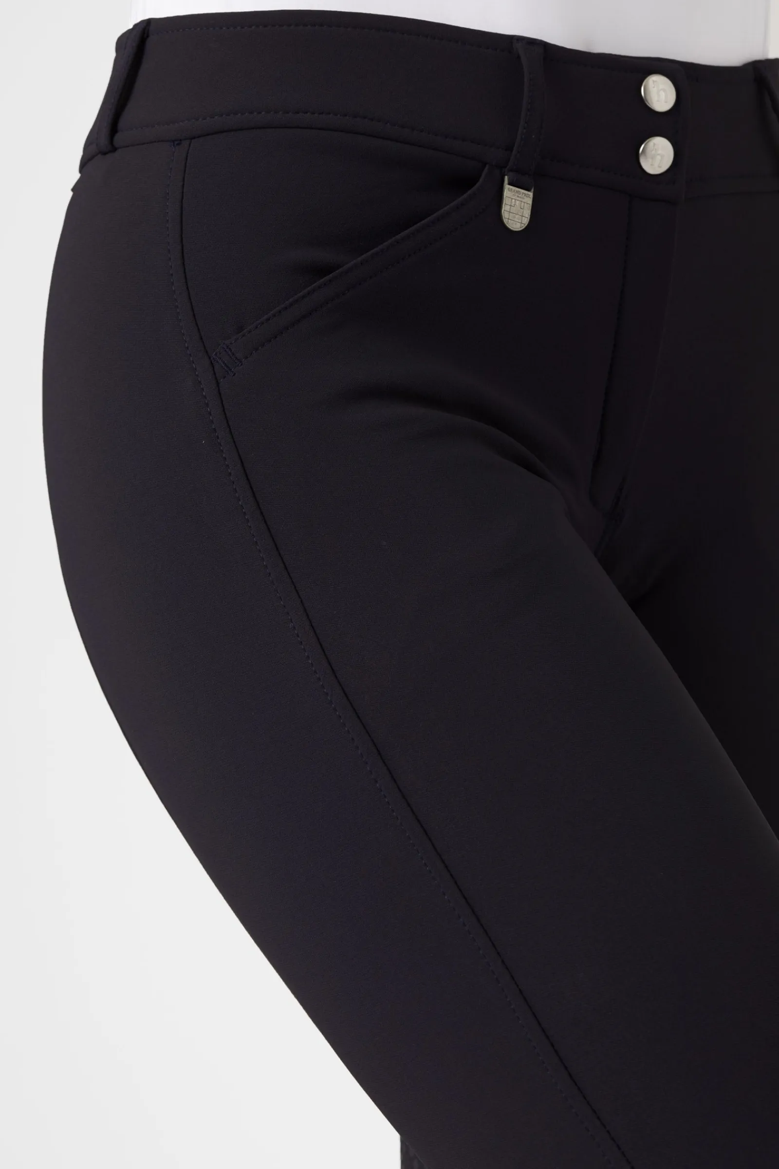 Horze Grand Prix Damen-Vollbesatzreithose mit Silikongrip, UPF 50+*Damen Reithose Für Damen Mit Vollbesatz
