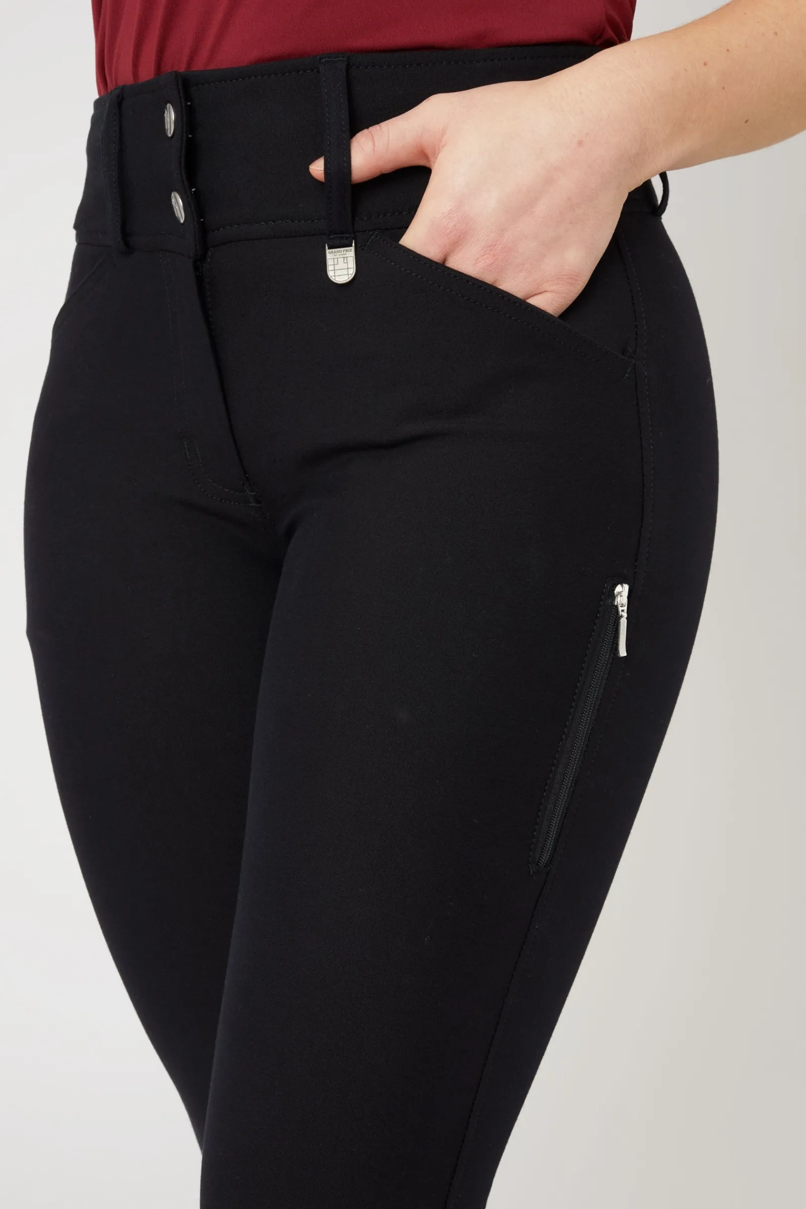 Horze Grand Prix II Damen Reithose mit Kniebesatz*Damen Reithose Für Damen Mit Kniebesatz