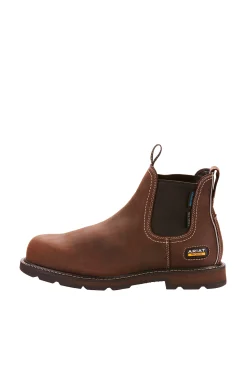 Ariat Groundbreaker wasserdichter Herren Chelasea Boot mit Stahlkappe*Herren Reitstiefel Für Herren