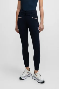 Boss Hailey Vollbesatz High Waist Sommer Reithose*Damen Reithose Für Damen Mit Vollbesatz