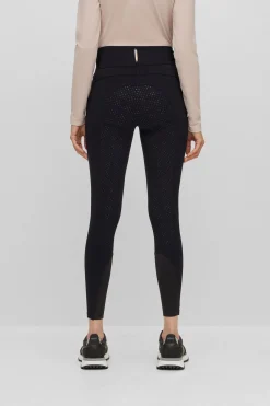 Boss Hailey Vollbesatz High Waist Sommer Reithose*Damen Reithose Für Damen Mit Vollbesatz
