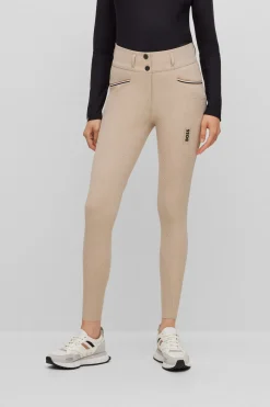 Boss Hailey Vollbesatz High Waist Sommer Reithose*Damen Reithose Für Damen Mit Vollbesatz