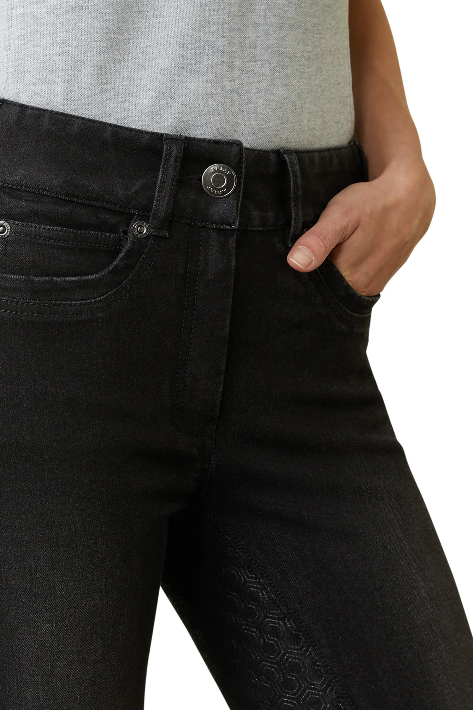 Ariat Halo B Damen Jeansreithose mit Vollbesatz*Damen Reithose Für Damen Mit Vollbesatz