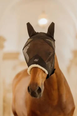Kentucky Horsewear hautfreundliche Fliegemaske mit Ohren* Fliegenmasken & Fliegenfransen